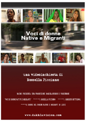 locandina di "Voci di Donne Native e Migranti"