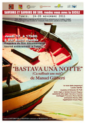locandina di "Bastava una Notte - Siciliani di Tunisi"