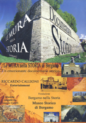 locandina di "Le Mura nella Storia di Bergamo"