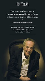 MARCO BELLOCCHIO - Laurea ad honorem alla IULM di Milano
