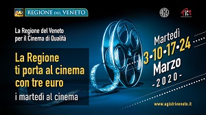 CINEMA DI QUALITA' - In Veneto il biglietto costa solo tre euro