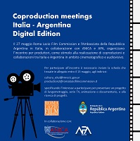 COPRODUCTION MEETINGS ITALIA/ARGENTINA - Il 27 maggio la digital edition