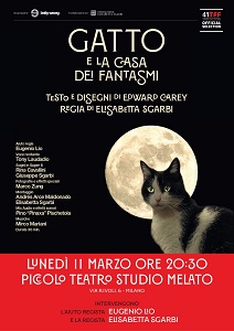 GATTO E LA CASA DEI FANTASMI - Proiezione l'11 marzo al Piccolo Teatro Studio Melato di Milano