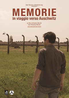 locandina di "Memorie - In Viaggio Verso Auschwitz"