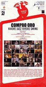 locandina di "Compro Oro - Vivere jazz, vivere swing"