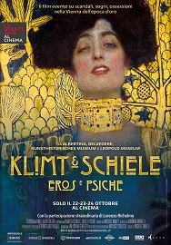 locandina di "Klimt & Schiele. Eros e Psiche"