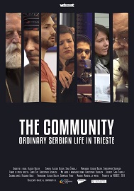 locandina di "The Community - Ordinary Serbian Life in Trieste"
