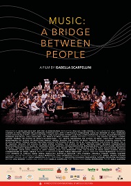 locandina di "La Musica: Un Ponte tra i Popoli"