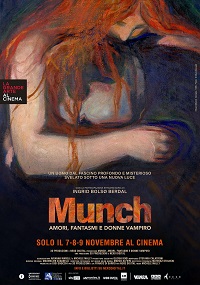 locandina di "Munch. Amori, Fantasmi e Donne Vampiro"