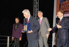 Giancarlo Giannini, Anna Pavignano, Pupi Avati e Roberto Vecchioni al Premio Suio Terme