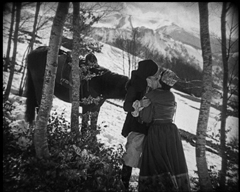Proiezione film muto 