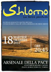 Anteprima a Torino per Shlomo. La terra perduta