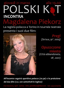 Incontro con Magdalena Piekorz a Torino