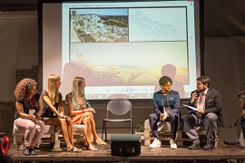 Elio Germano, Giovanni Veronesi, Valeria Solarino, Silvia Scola, Giuseppe Marco Albano e Nicola Ragone al Lucania Film Festival