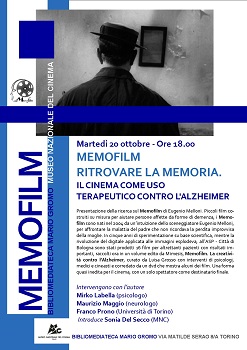 Memofilm, il cinema contro l'Alzheimer