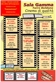 CINEMA DI QUALITA' 2016 - Dal 3 ottobre al 1 dicembre
