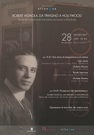 ROBERT VIGNOLA DA TRIVIGNO A HOLLYWOOD - In anteprima a Trivigno il 28 agosto