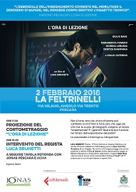 L'ORA DI LEZIONE - Il 2 febbraio all Feltrinelli di Pescara