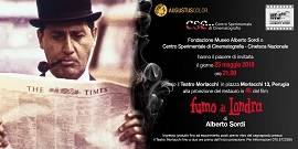 FUMO DI LONDRA - Presentazione della copia restaurata al Teatro Morlacchi di Perugia