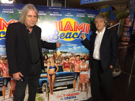 MIAMI BEACH - 2 milioni 392 mila telespettatori per il tributo a Carlo Vanzina su Rai1