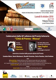 PREMIO PENNE-MOSCA 2018 - Riconoscimento speciale a Matteo Garrone