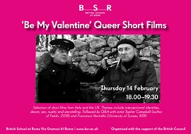 CORTI QUEER SAN VALENTINO - Alla British School at Rome