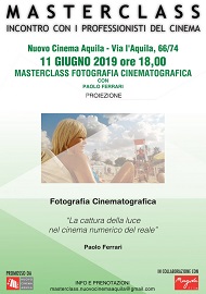 NUOVO CINEMA AQUILA - Dal 7 maggio al 25 giugno 4 masterclass con i professionisti del cinema