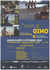 L'ESTATE DI GINO - Il 9 ottobre a Nuoro