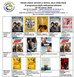 PREMIO CINEMA GIOVANE & FESTIVAL DELLE OPERE PRIME - Annullato