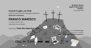 REGISTI FUORI DAGLI SCHERMI - Il 9 luglio in diretta streaming Franco Maresco