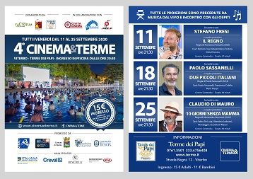CINEMA&TERME 2020 - Ospiti Fresi, Sassanelli e Di Mauro