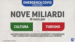 DARIO FRANCESCHINI - 9 miliardi di euro per il sostegno alla cultura e al turismo