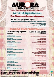 AURORA FILM FESTIVAL 2 - Le menzioni speciali