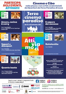 TERZO CINEMA PARADISO - Cinque pellicole con protagonista il mondo del cibo e della cucina a Lecco
