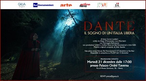 DANTE, IL SOGNO DI UN'ITALIA LIBERA - Proiezione evento a Roma il 21 dicembre