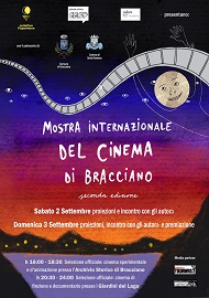 MOSTRA DEL CINEMA DI BRACCIANO 2 - Ventisei opere in programma il 2 e 3 settembre
