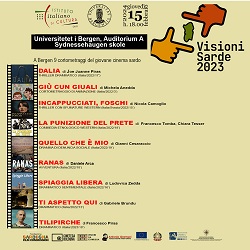 VISIONI SARDE NEL MONDO - L'Universit di Bergen presenter i cortometraggi sardi il 15 febbraio