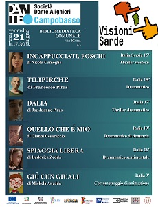 VISIONI SARDE NEL MONDO - Il 21 giugno sei cortometraggi sardi a Campobasso