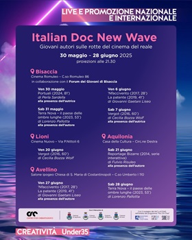 ITALIAN DOC NEW WAVE - In Irpinia la rassegna del nuovo cinema del reale