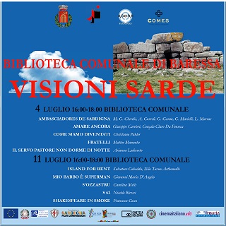 VISIONI SARDE NEL MONDO - Doppio appuntamento a Baressa