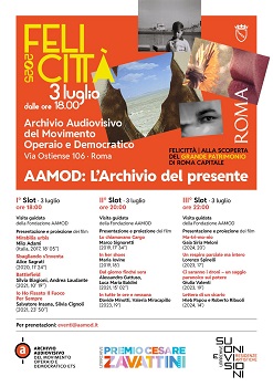 FELICITT - Il 3 luglio una serata tra cinema, archivio e creativit