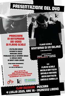 FLAVIO SCIOLE' - Al Clap Museum di Pescara il 4 luglio