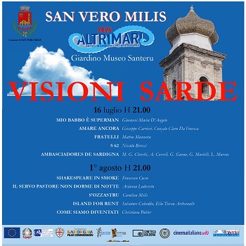 VISIONI SARDE NEL MONDO - Proiezioni dei cortometraggi sardi a Altri Mari di San Vero Milis