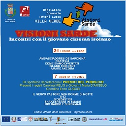 VISIONI SARDE A VILLA VERDE 2025 - Il 31 luglio e il 7 agosto torna l'appuntamento annuale