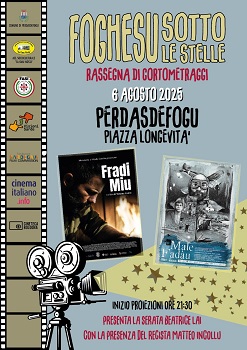 FOGHESU SOTTO LE STELLE - Il cinema in piazza il 6 agosto a Perdasdefogu