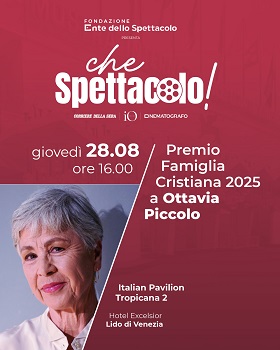 VENEZIA 82 - A Ottavia Piccolo il Premio alla Carriera di Famiglia Cristiana