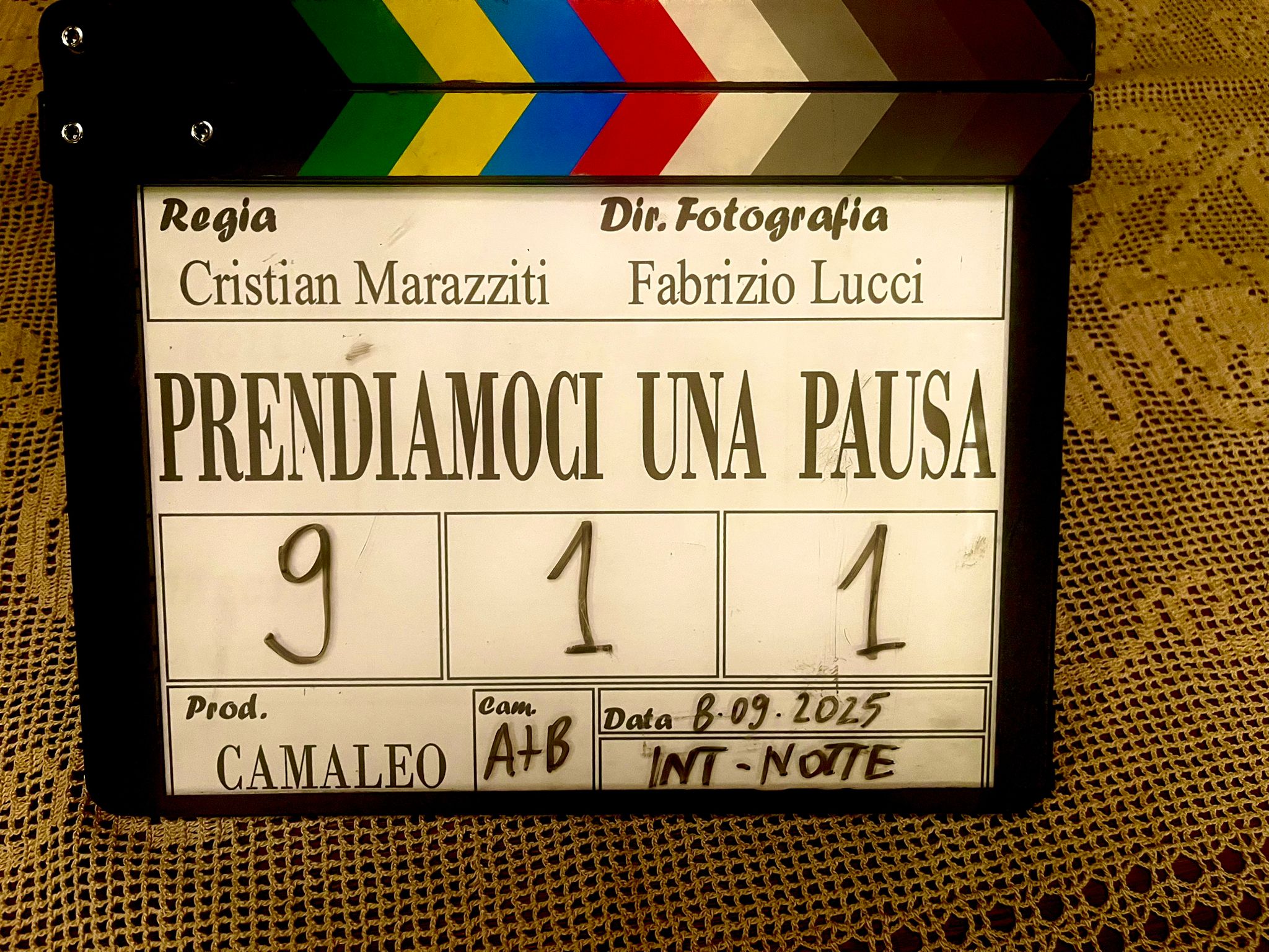 PRENDIAMOCI UNA PAUSA - Iniziate le riprese per Christian Marazziti