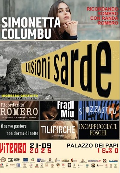 VISIONI SARDE NEL MONDO - Il 21 settembre appuntamento al Palazzo dei Papi di Viterbo