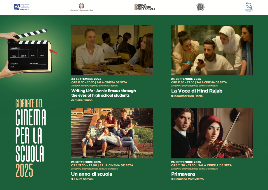 GIORNATE DEL CINEMA PER LA SCUOLA 3 - Tra i presenti Milani, Leo, Simon, Aronadio, Alfieri