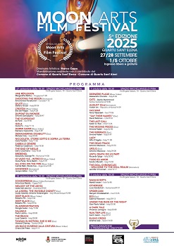 MOON ARTS FILM FESTIVAL 5 - Dal 27 settembre al 5 ottobre a Quartu SantElena
